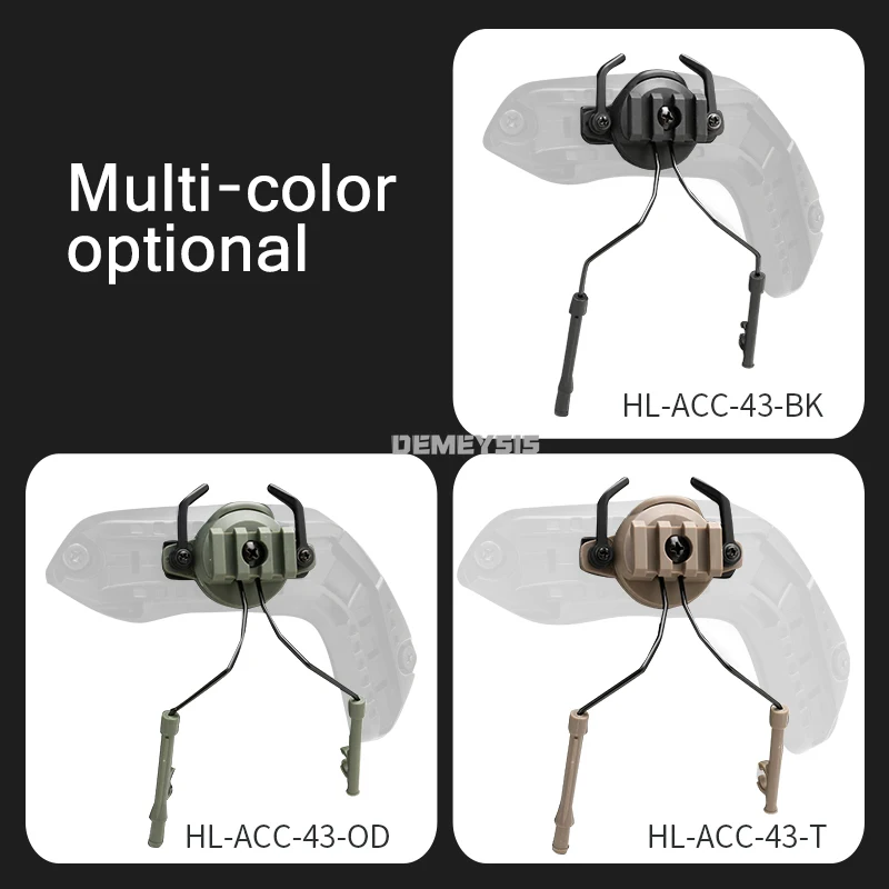 Soporte táctico de auriculares FAST en riel con rotación - imagen 5