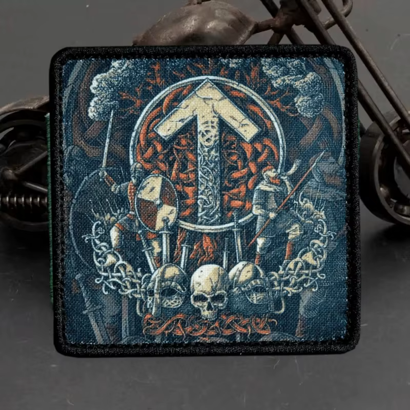 Parche moral Vikings táctico – Insignia velcro para chaleco - imagen 4