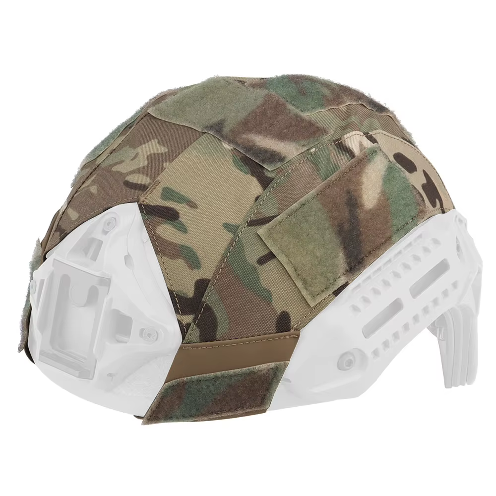 Cubierta táctica para casco MK – MOLLE, caza, airsoft y combate