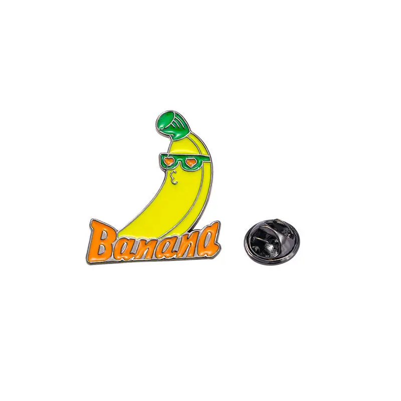Pin de solapa plátano humorístico para mochila y regalo - imagen 5