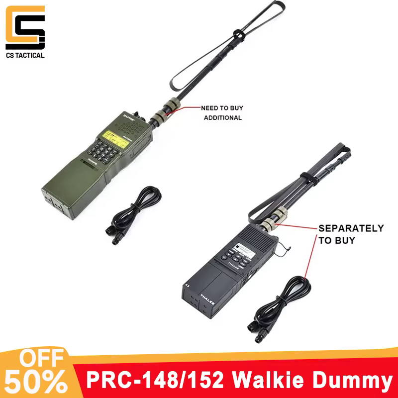 WADSN PRC-148/152 Walkie Talkie con Antena Plegable y Estuche - imagen 4