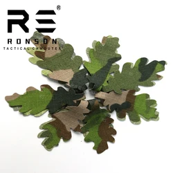 Tira de camuflaje para cubierta de casco ghillie ribeteada textil