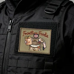 Frontline Foodie parche táctico estampado con gancho y bucle