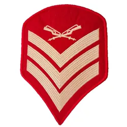 Parche bordado de sargento del Cuerpo de Marines de EE. UU.