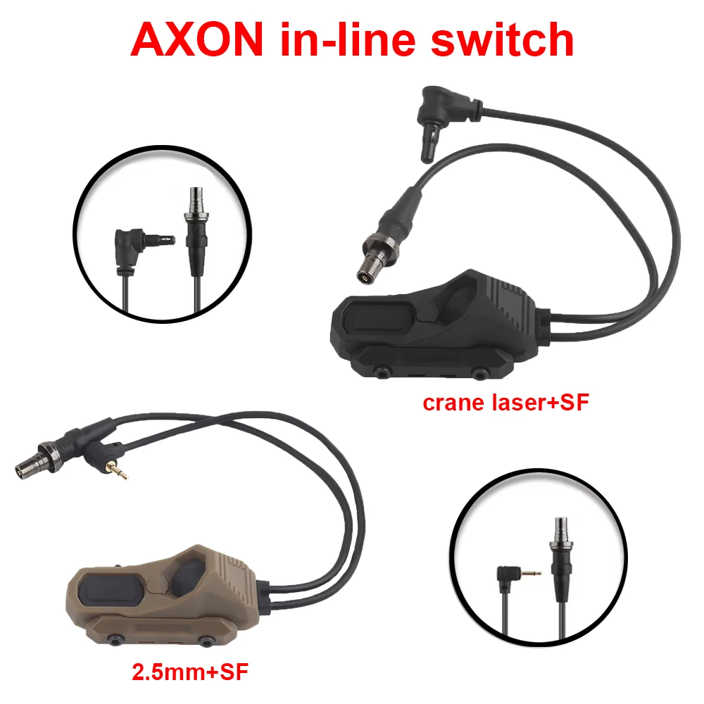 Interruptor remoto táctico doble función para PEQ-15 NGAL y linterna