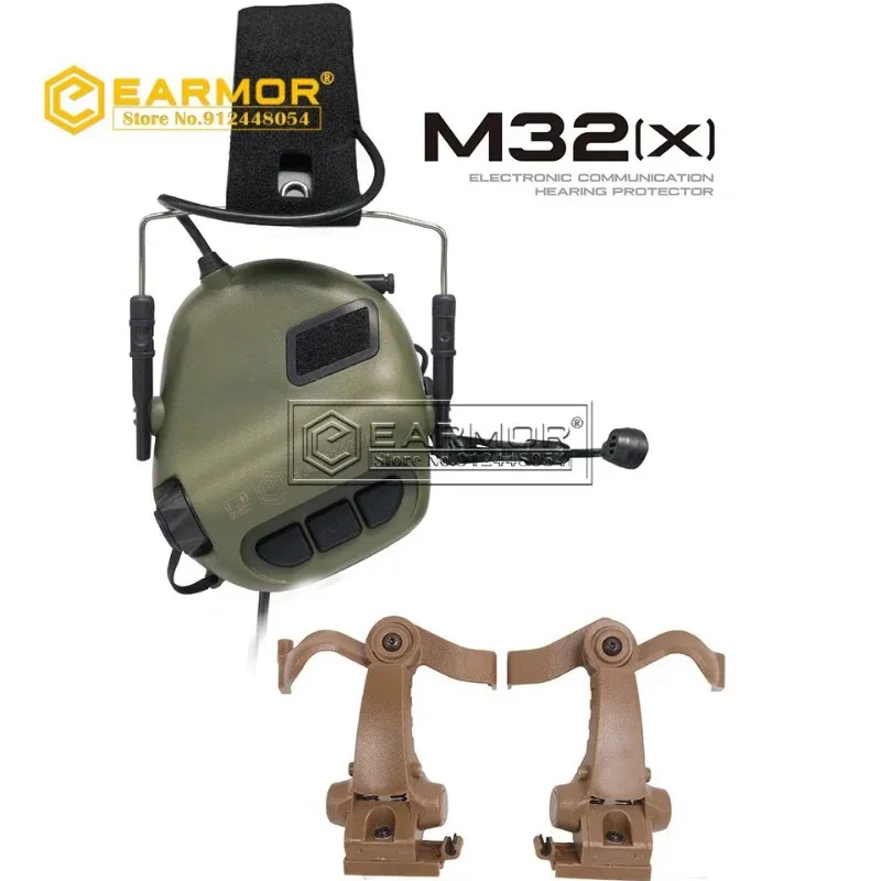 Auriculares tácticos EARMOR M32X MOD4 protección y ruido reducido