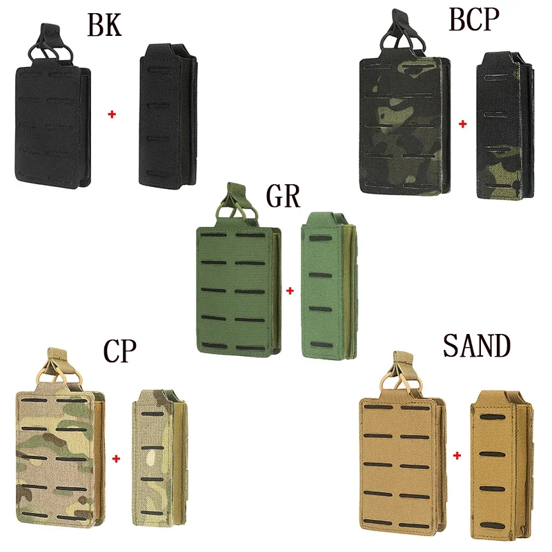 Portacargador individual M4 MOLLE 5,56 mm – Bolsa táctica - imagen 2