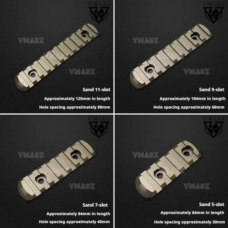 Rieles Picatinny de 20 mm para guardamanos M-LOK, KeyMod y MOE - imagen 3