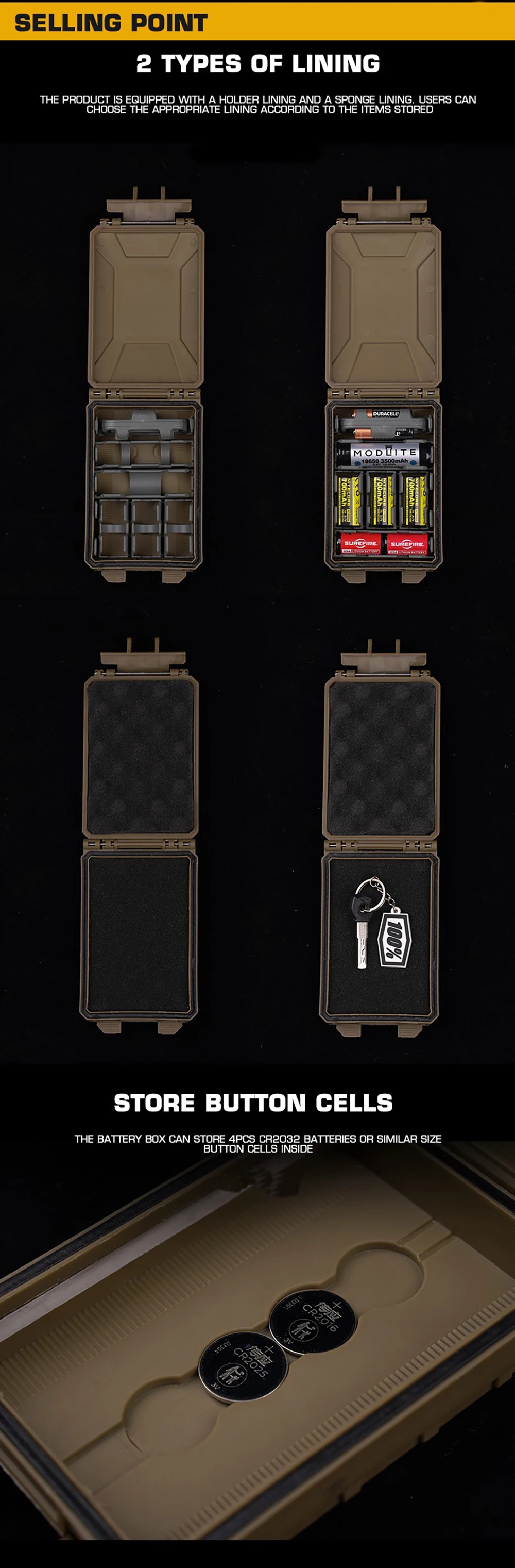 Porta baterías para chaleco táctico