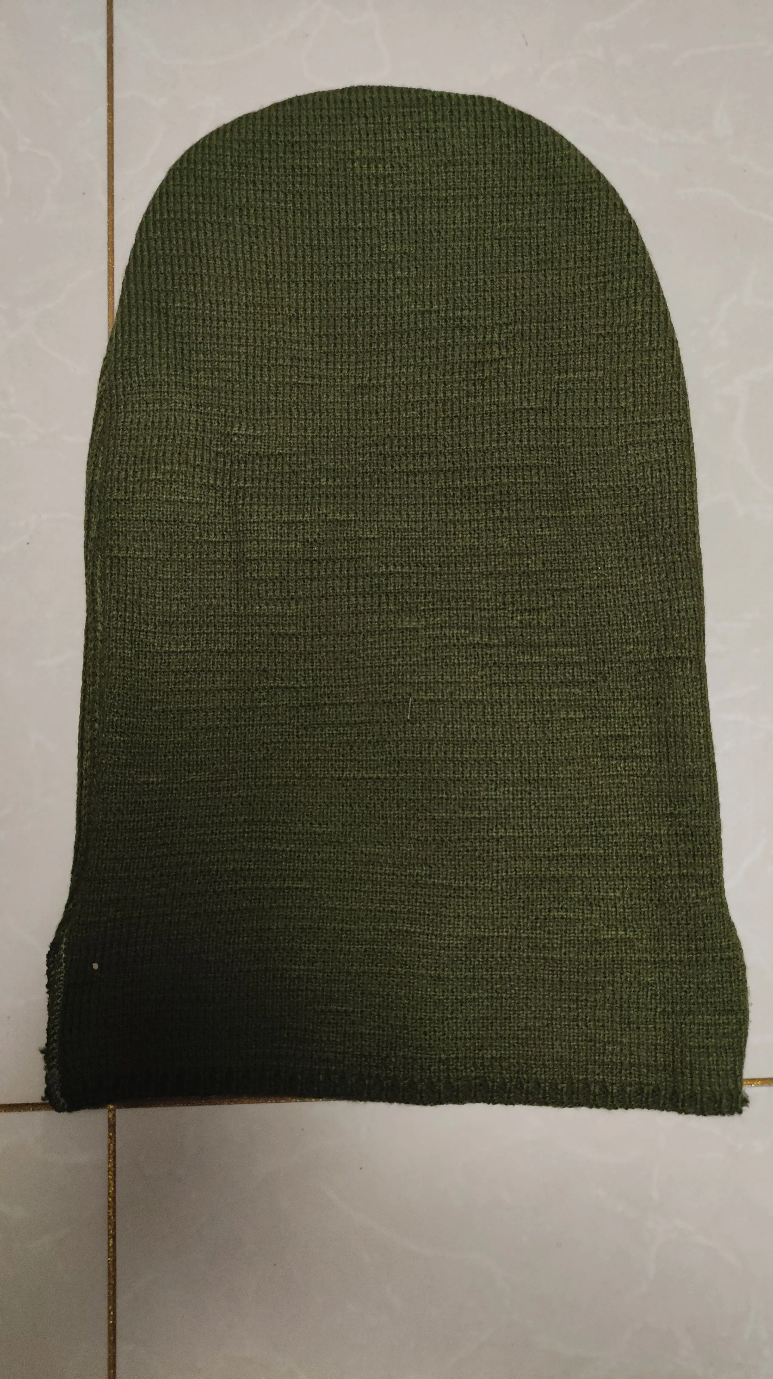 Máscara táctica camuflaje verde vista lateral