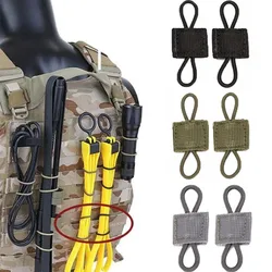 Correas MOLLE elásticas nylon con hebilla rápida táctica para equipo