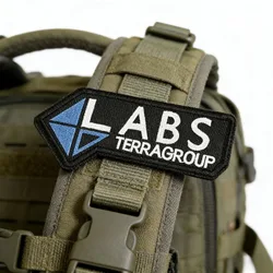 Terragroup Labs Parche bordado táctico insignia moral velcro