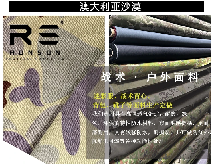 Detalle de tejido rip-stop camuflado