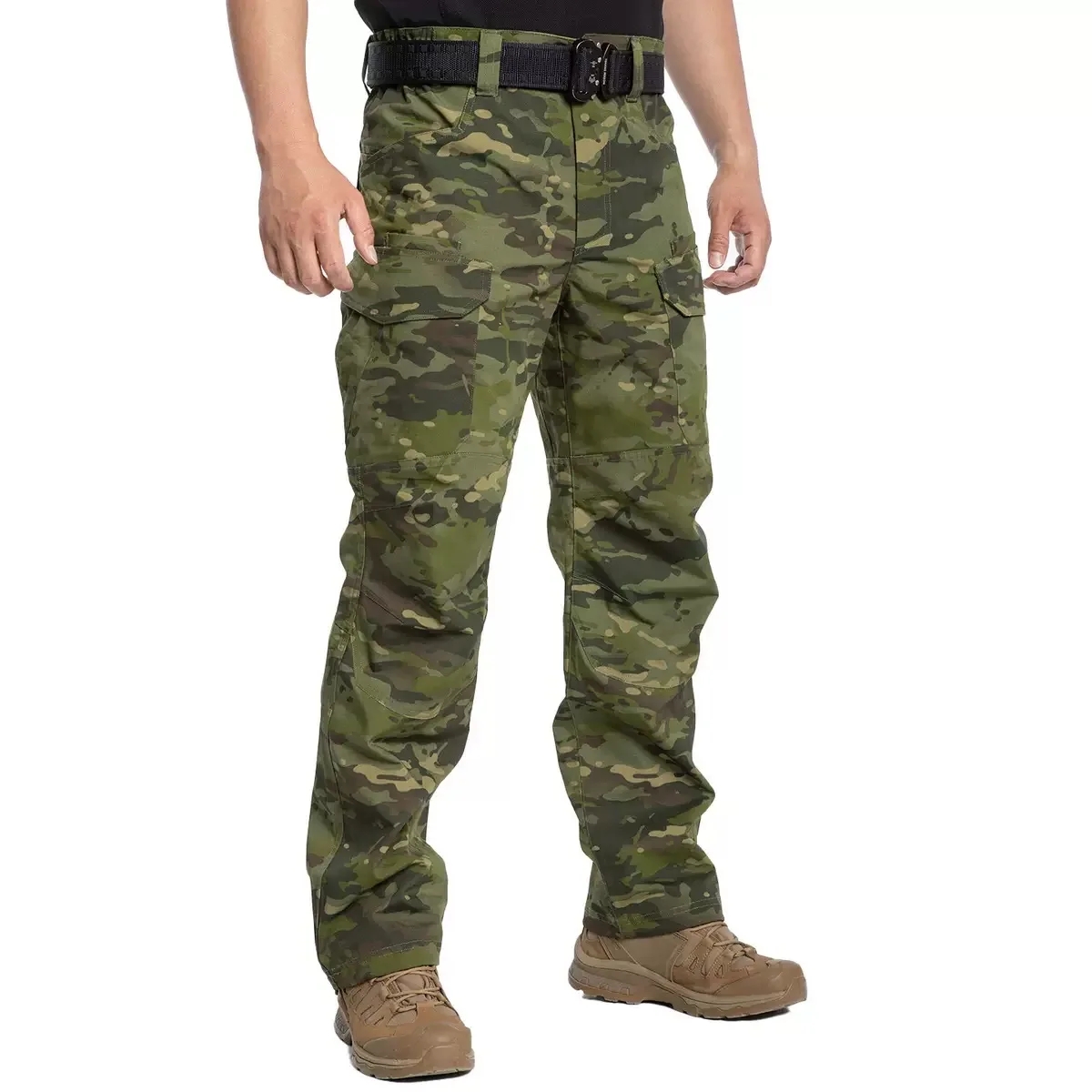 Pantalones tácticos de camuflaje otoño-primavera, multi-bolsillos - imagen 5