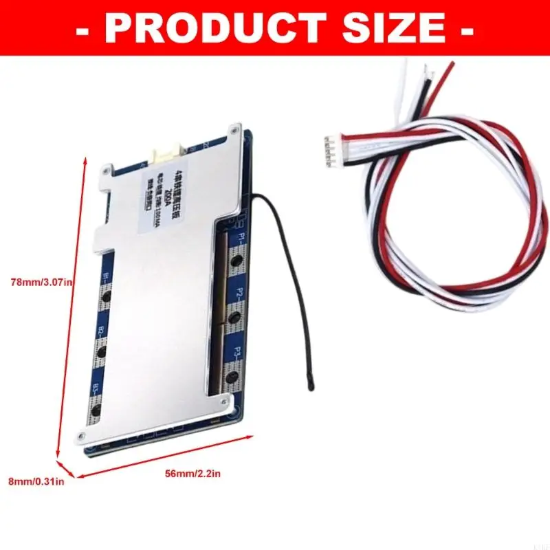 Módulo BMS LiFePO4 de protección alto voltaje con diseño IC - imagen 3