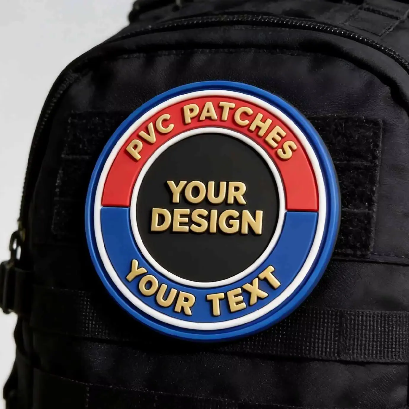 Parche termoaplicable PVC 3D táctico para personalizar mochilas - imagen 4