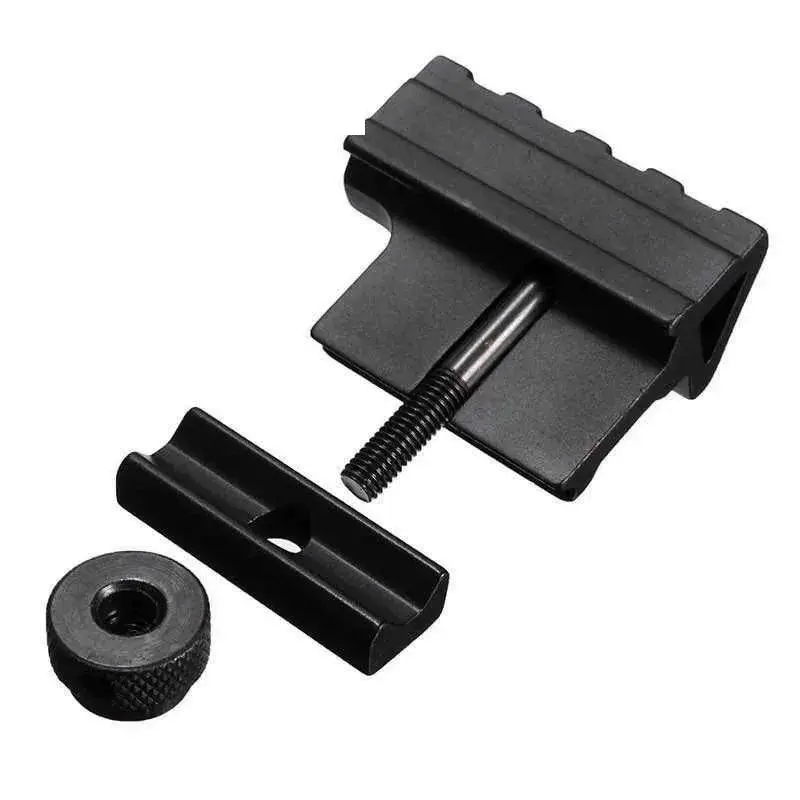 Adaptador Picatinny CNC soporte táctico para linterna y láser - imagen 4