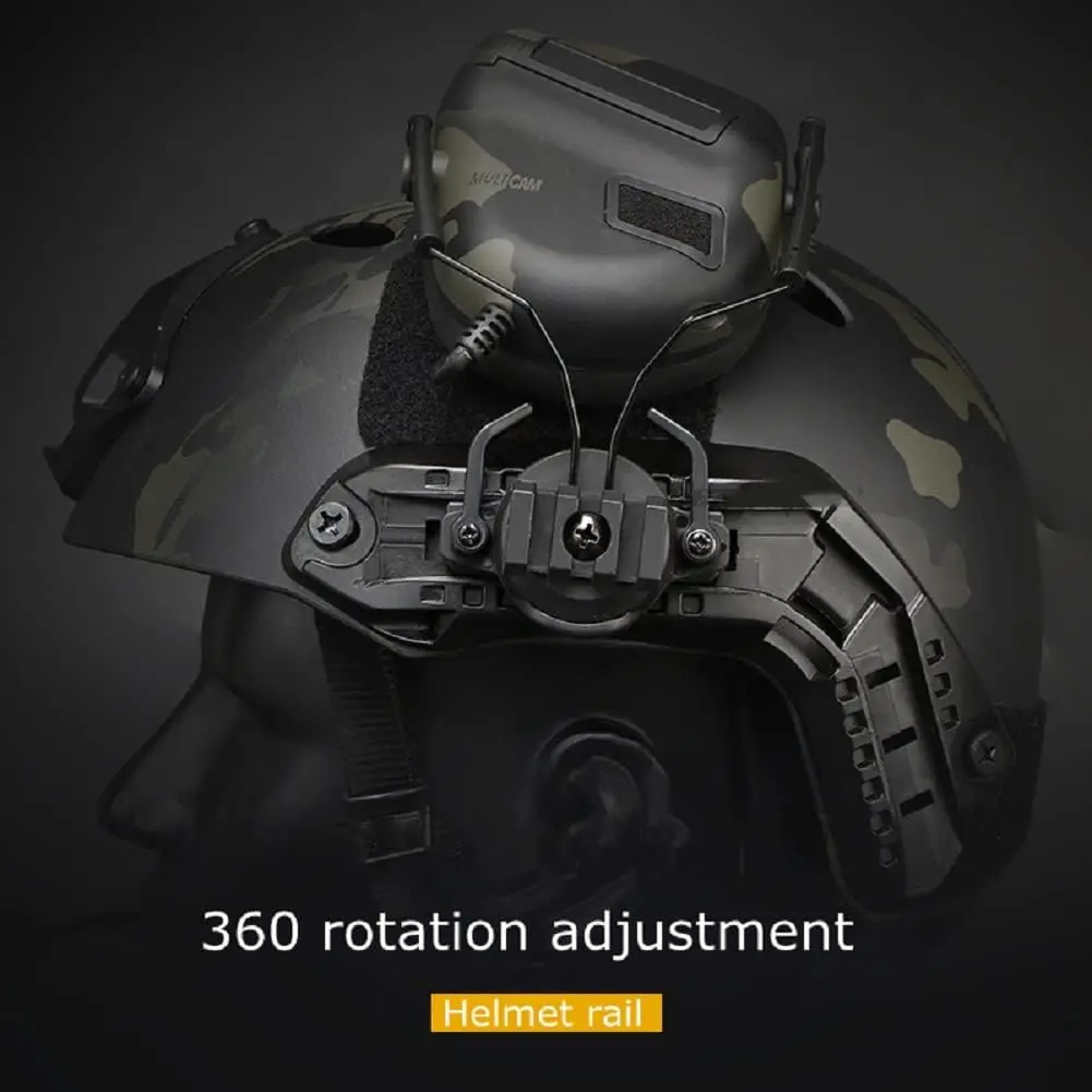 Adaptador de riel para casco táctico ARC con soporte giratorio - imagen 4