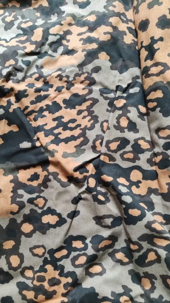 Tela camuflaje doble cara hoja roble alemán algodón para manualidades - imagen 5