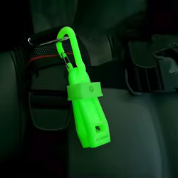 Clip táctico fosforescente para guantes con liberación rápida