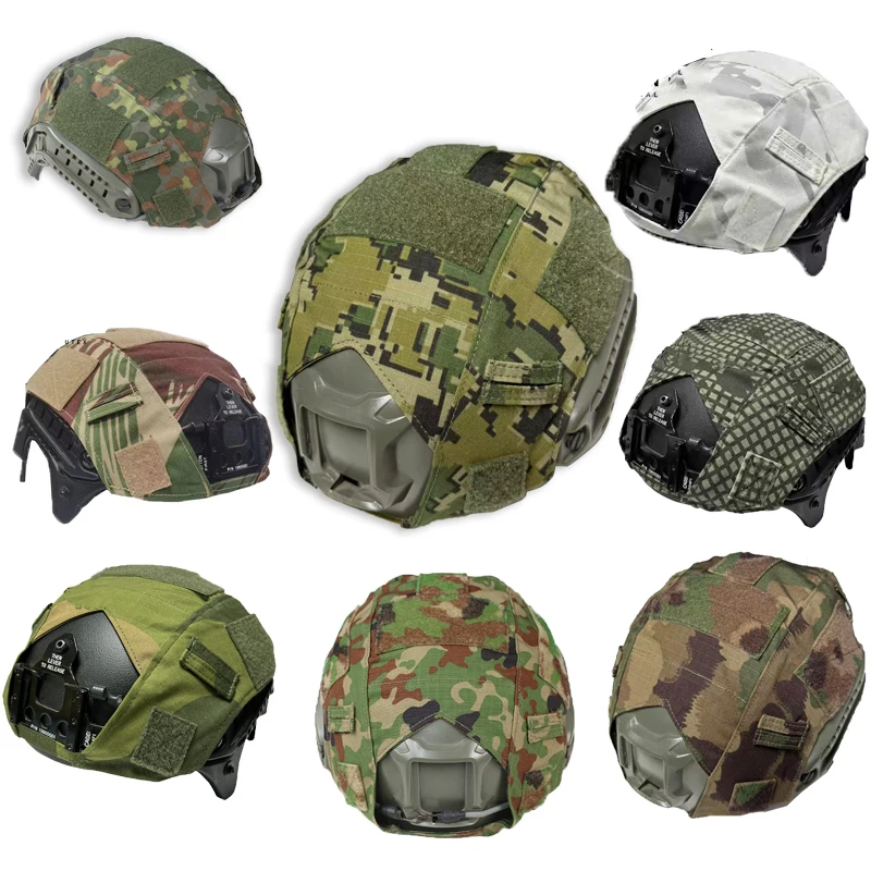 Funda de casco táctico para rápido – Cadpat flecktarn - imagen 4