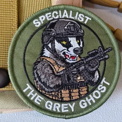 Parche bordado táctico Honeypot con velcro MOLLE para chaleco