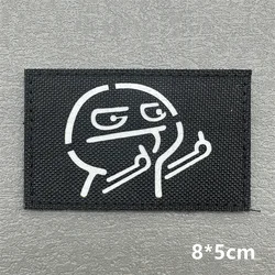 Parches tácticos reflectantes IR para mochila con velcro