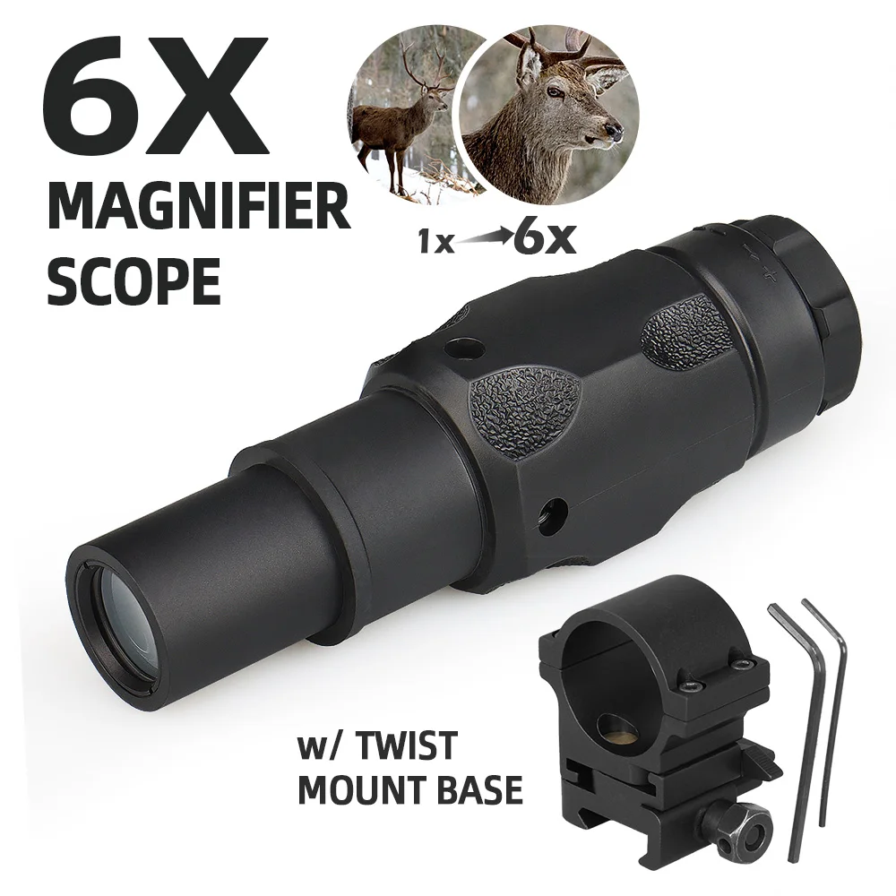 Monocular con lupa y soporte de rifle para caza - imagen 4