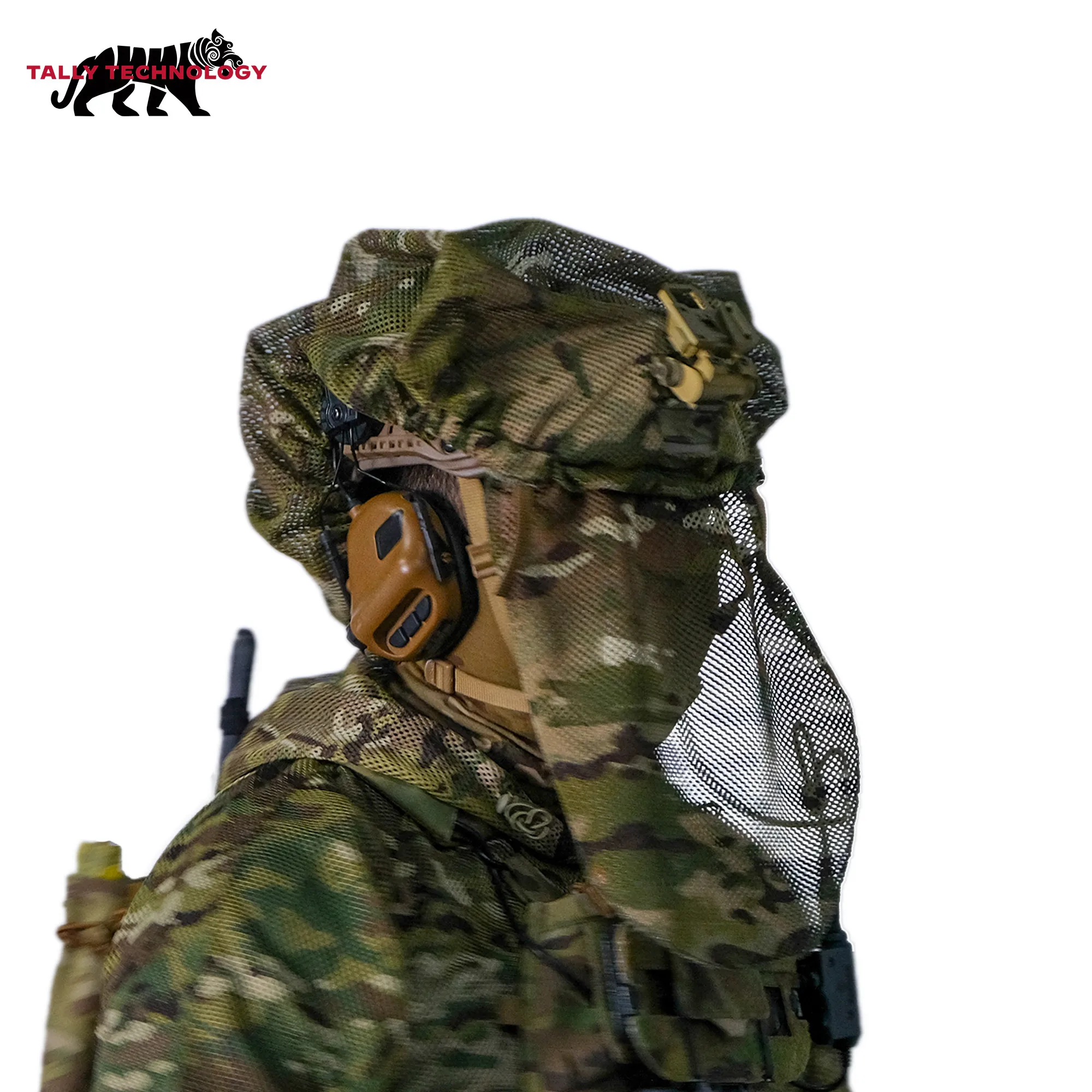 Cortina facial plegable integrada