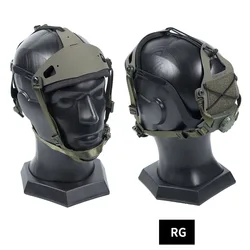 Gafas visión nocturna montura acero para casco y soporte táctico