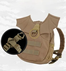 Mochila táctica infantil camuflaje escolar personalizada
