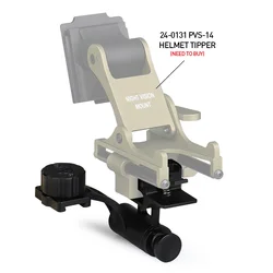 Dovetai adaptador brazo en J para monocular NVM-14 aluminio