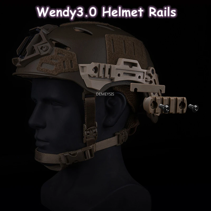Casco Wendy 3.0 rieles laterales de montaje táctico para FAST - imagen 2