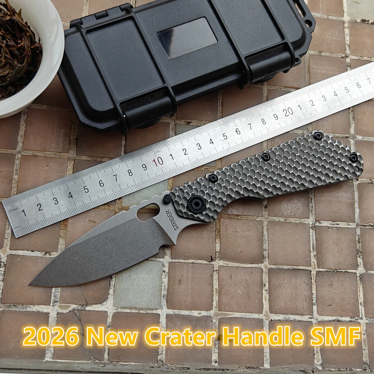 Cuchillo Táctico Strider SMF con Mango de Titanio, Hoja AUS10 – EDC - imagen 4