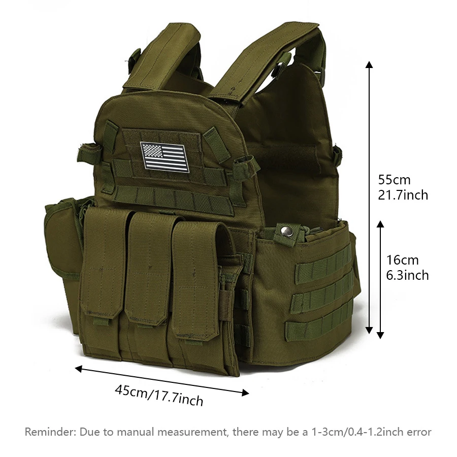 Chaleco de camuflaje con diseño ergonómico