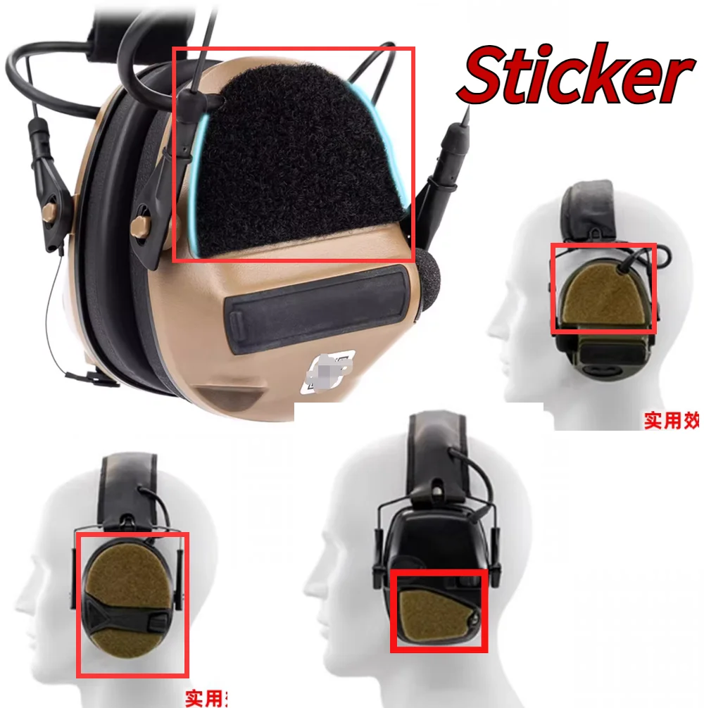 Pegatina táctica protectora velcro esponjosa para airsoft caza