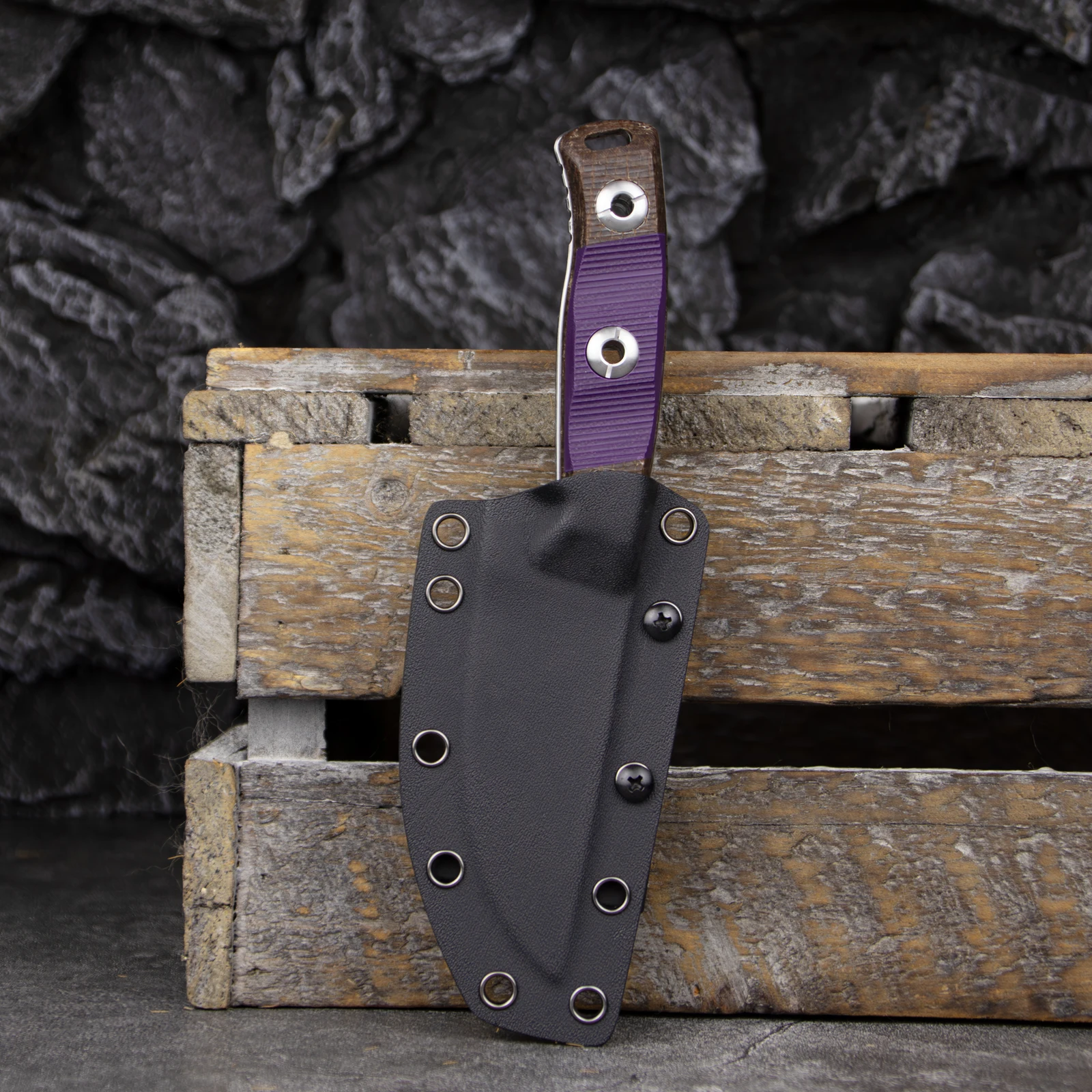 Cuchillo hoja fija LENGREN EDC acero Sleipner – Supervivencia - imagen 4