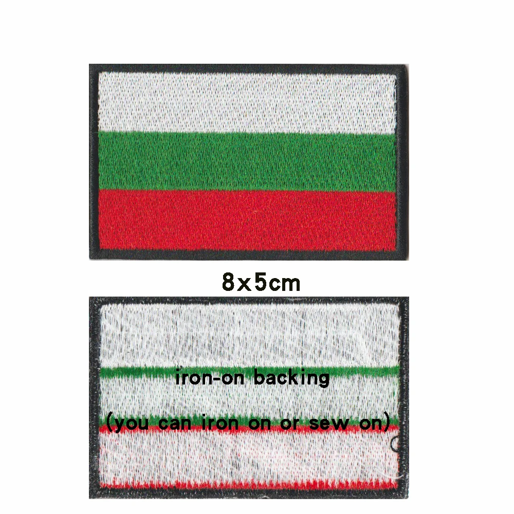 Brazalete táctico bordado Bulgaria con Velcro - uso profesional - imagen 3