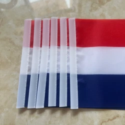 Bandera holandesa de mano poliéster con mástil