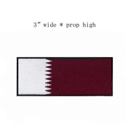 Parche termoadhesivo bordado bandera nacional – insignia para planchar