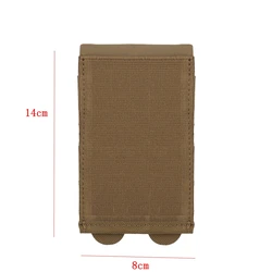 Porta cargadores MOLLE elástico abierto superior para rifle