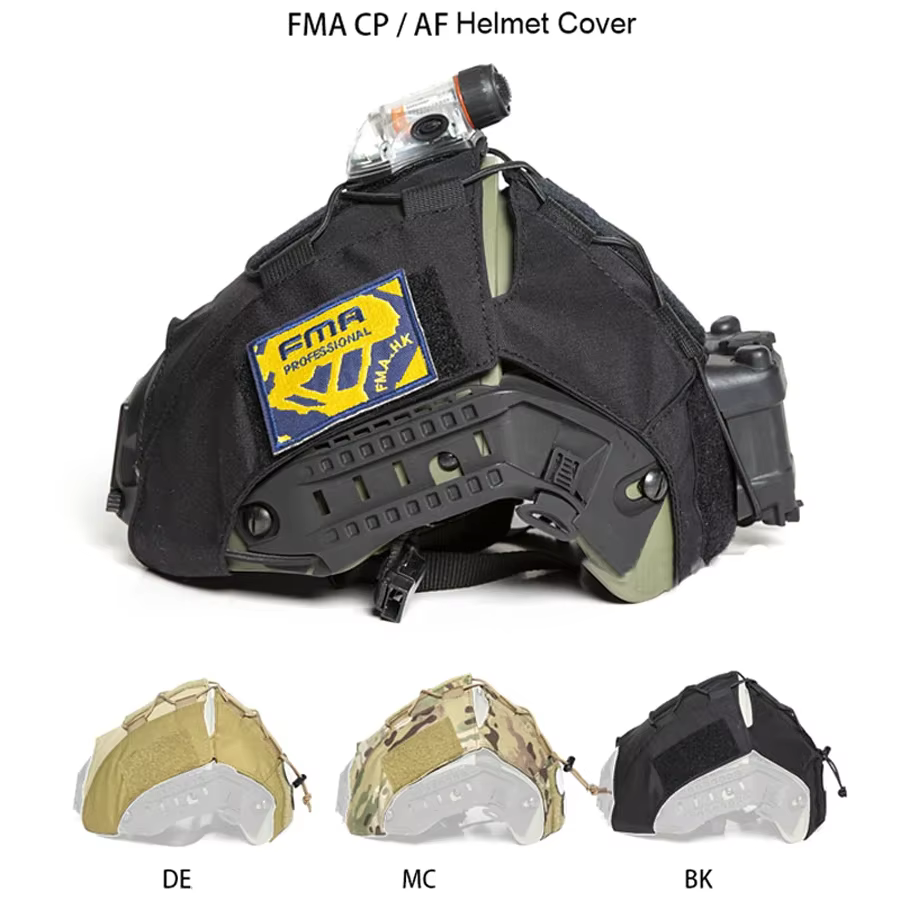 CP AF Cubierta táctica para casco de caza con forro de piel resistente - imagen 3