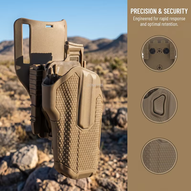 Funda táctica universal de extracción rápida para pistola airsoft - imagen 3