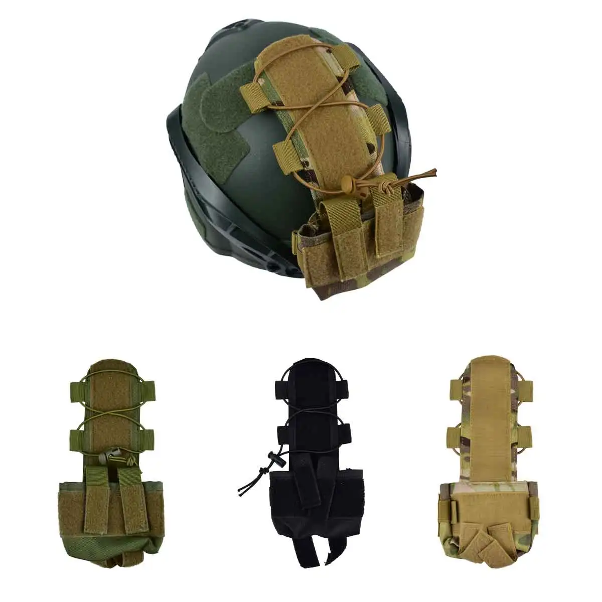 FAST Helmet MK2: funda batería táctica Cordura con Velcro - imagen 4
