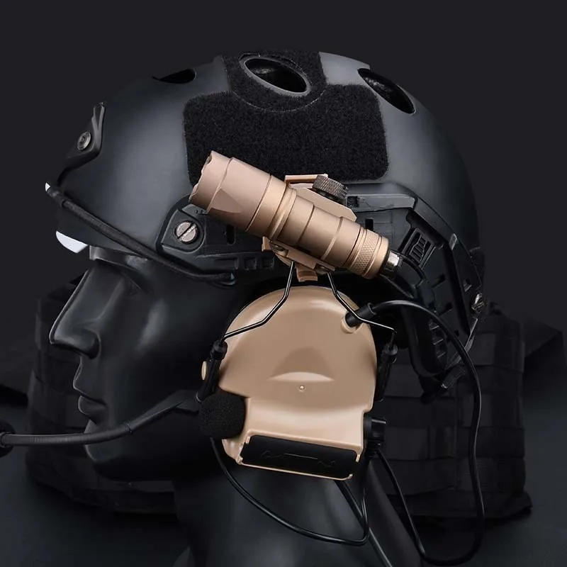Wadsn Soporte Auriculares Táctico Montaje Rápido Riel Casco Resistente - imagen 5