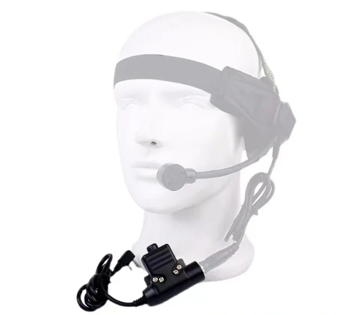 Vista del conjunto para auriculares y PTT