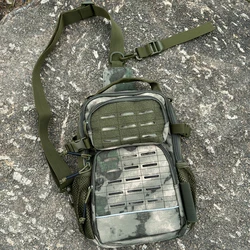 Bolso táctico impermeable camuflaje correa ajusta exterior