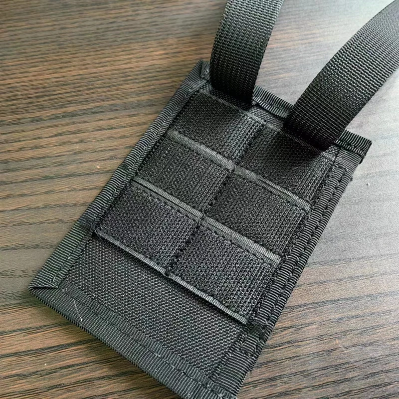 Chaleco táctico con cubierta transparente para identificación y velcro