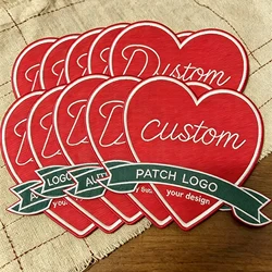 Parche termoadhesivo bordado escudo vintage logotipo personalizado