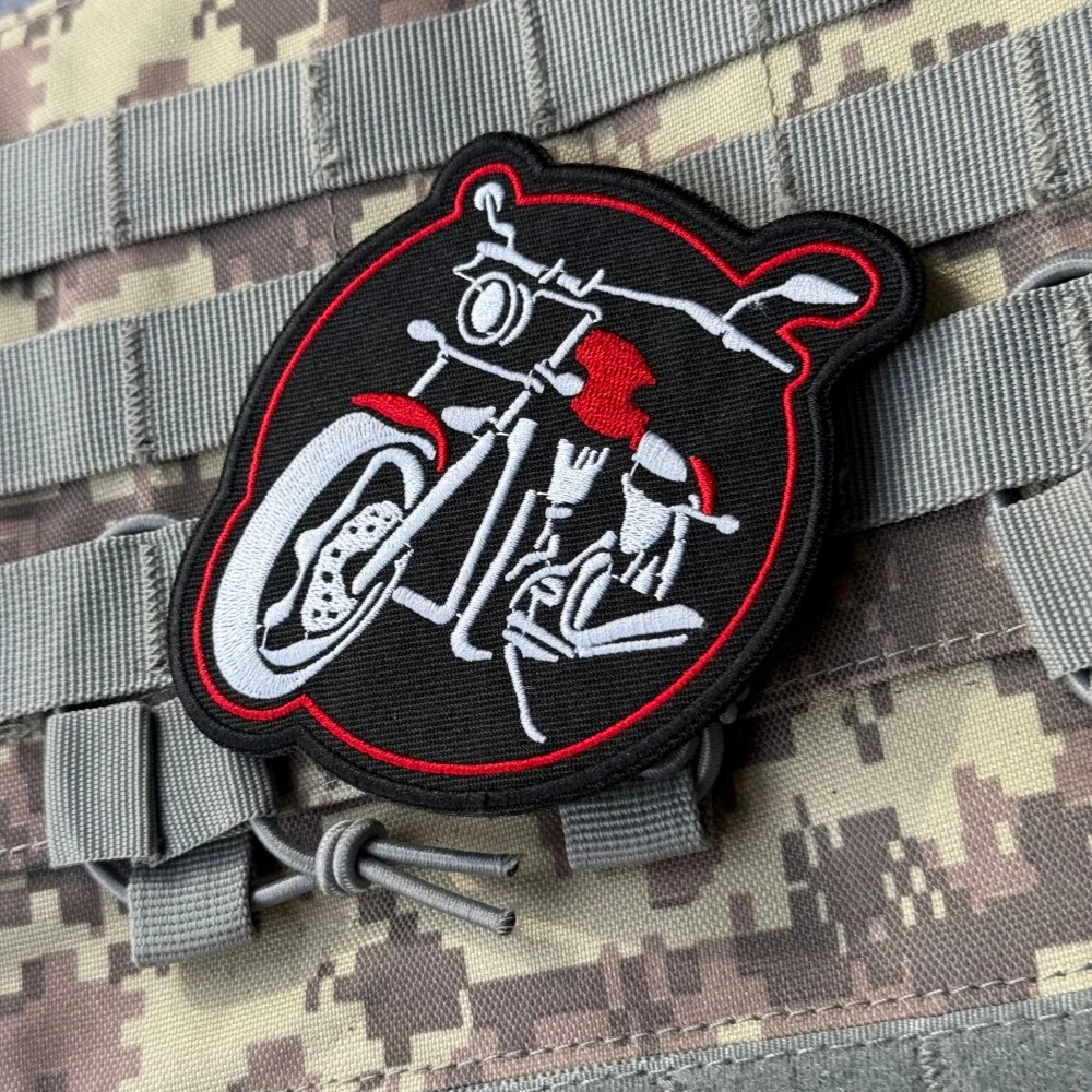 Parche táctico militar bordado con velcro gancho y bucle - imagen 3